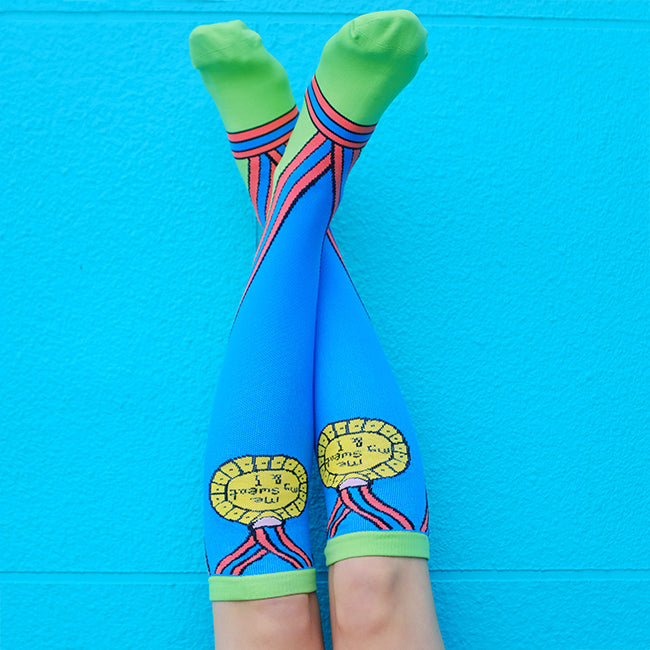 Optional title display Me My Sweat & I – Knee High Compression Socks