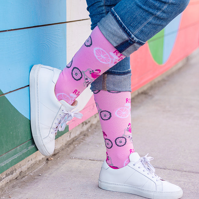 Optional title display Ride & Shine – Knee High Compression Socks