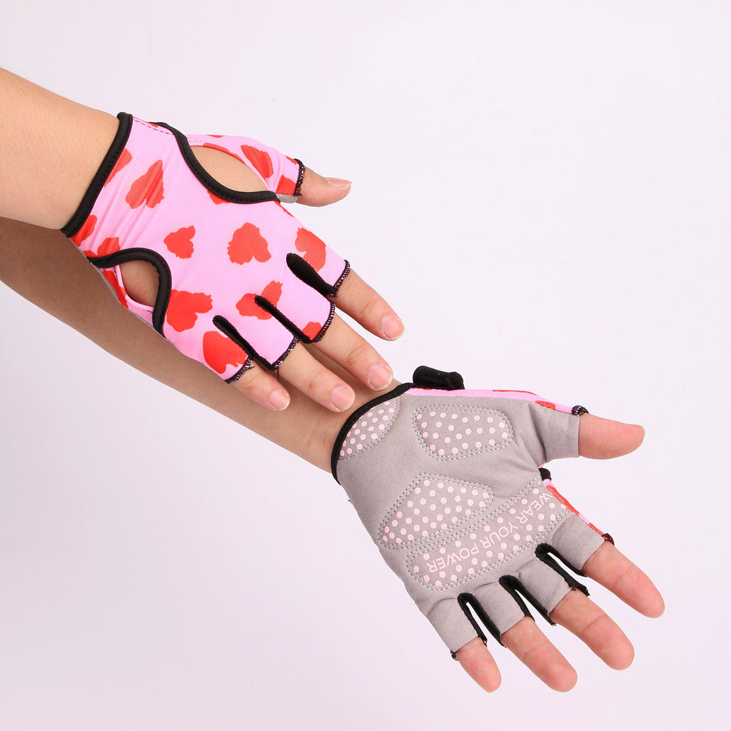 Optional title display Ruby Hearts – Training Gloves