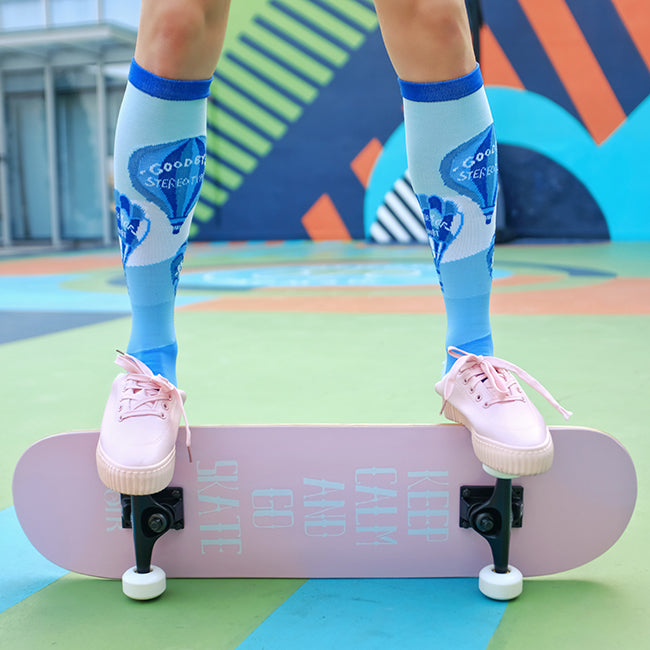 Optional title display Say Goodbye – Knee High Compression Socks