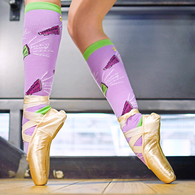Optional title display Speaking Out – Knee High Compression Socks