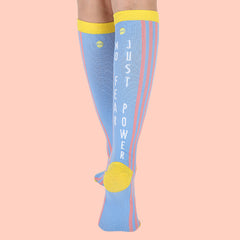 No Fear Just Power – Knee High Compression Socks